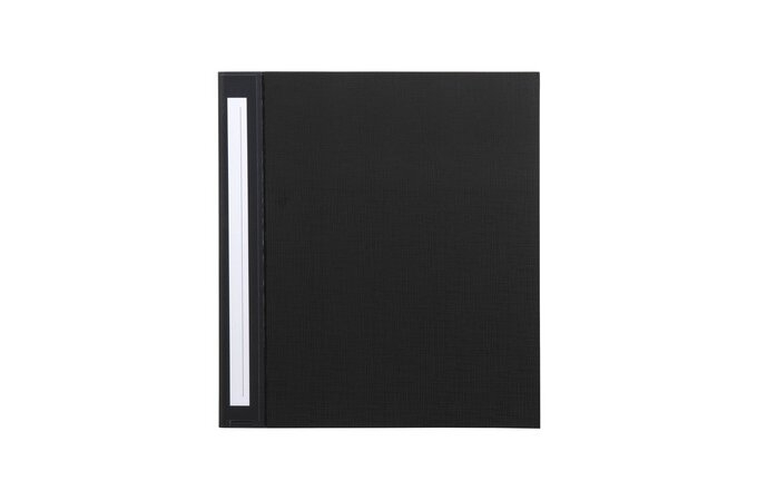 PE Binder Deluxe A4 2 Ring 50mm Black
