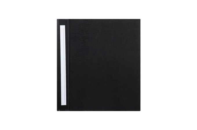 PE Binder Deluxe A4 4 Ring 38mm Black