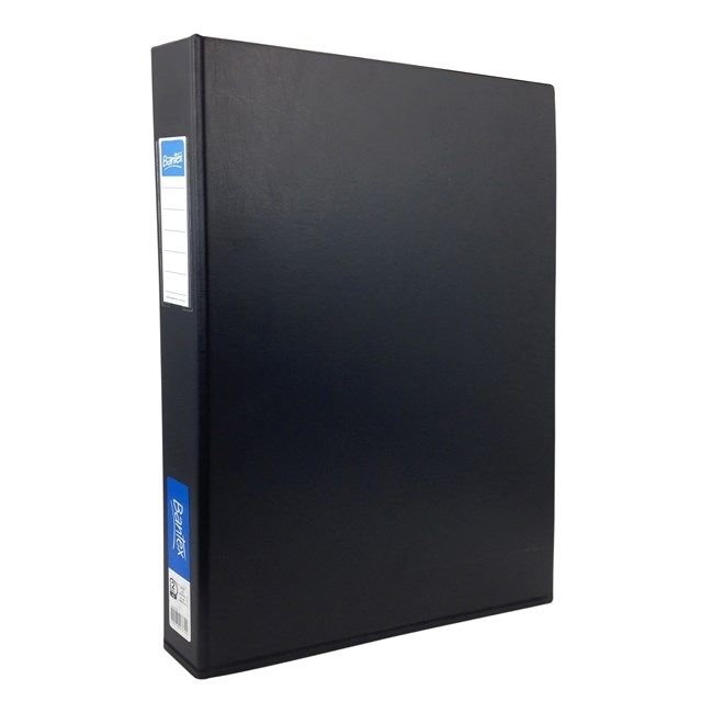 PVC Binder A3 2 Ring 38mm Upright Black