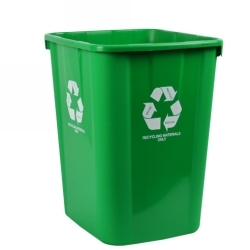 Recycling Materials Only - 32L Tidy Bin Green