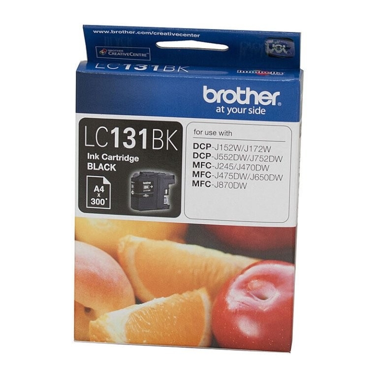 Brother LC131 Black Ink Cart - up to 300 pages