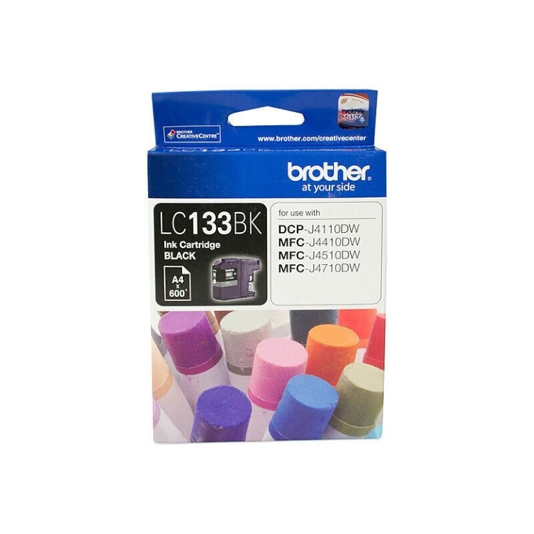 Brother LC133 Black Ink Cart - up to 600 pages
