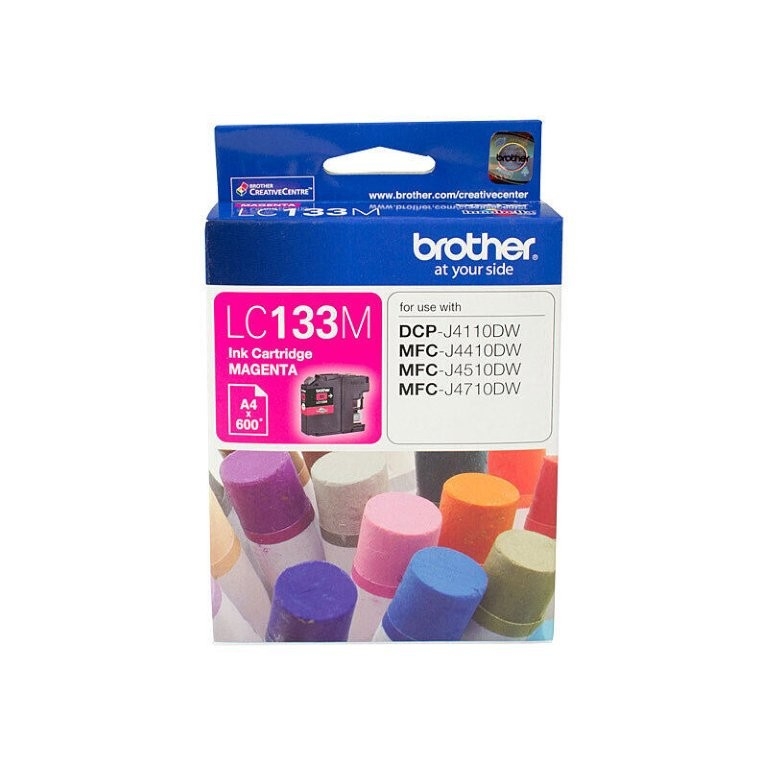 Brother LC133 Magenta Ink Cart - up to 600 pages
