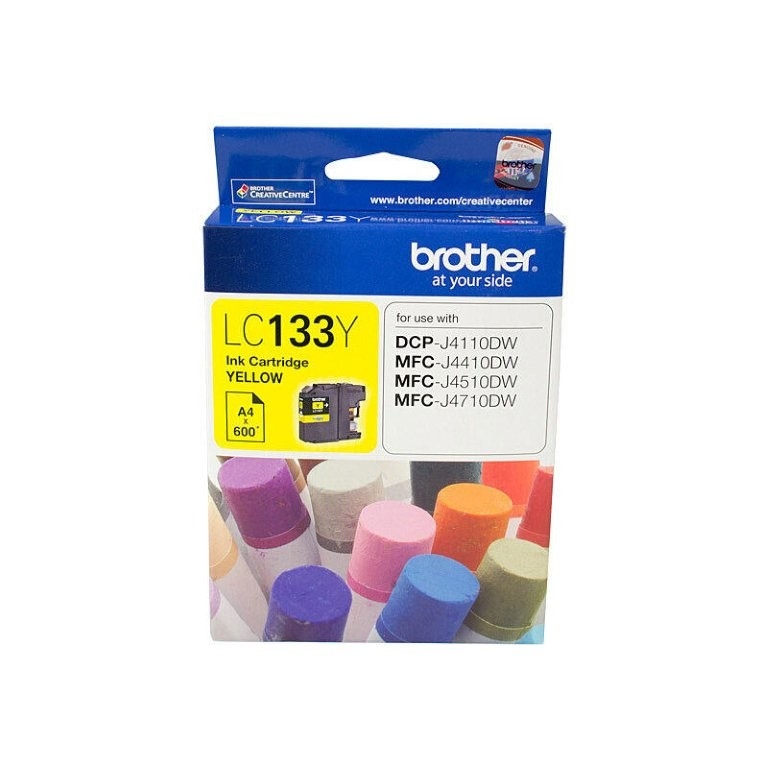 Brother LC133 Yellow Ink Cart - up to 600 pages