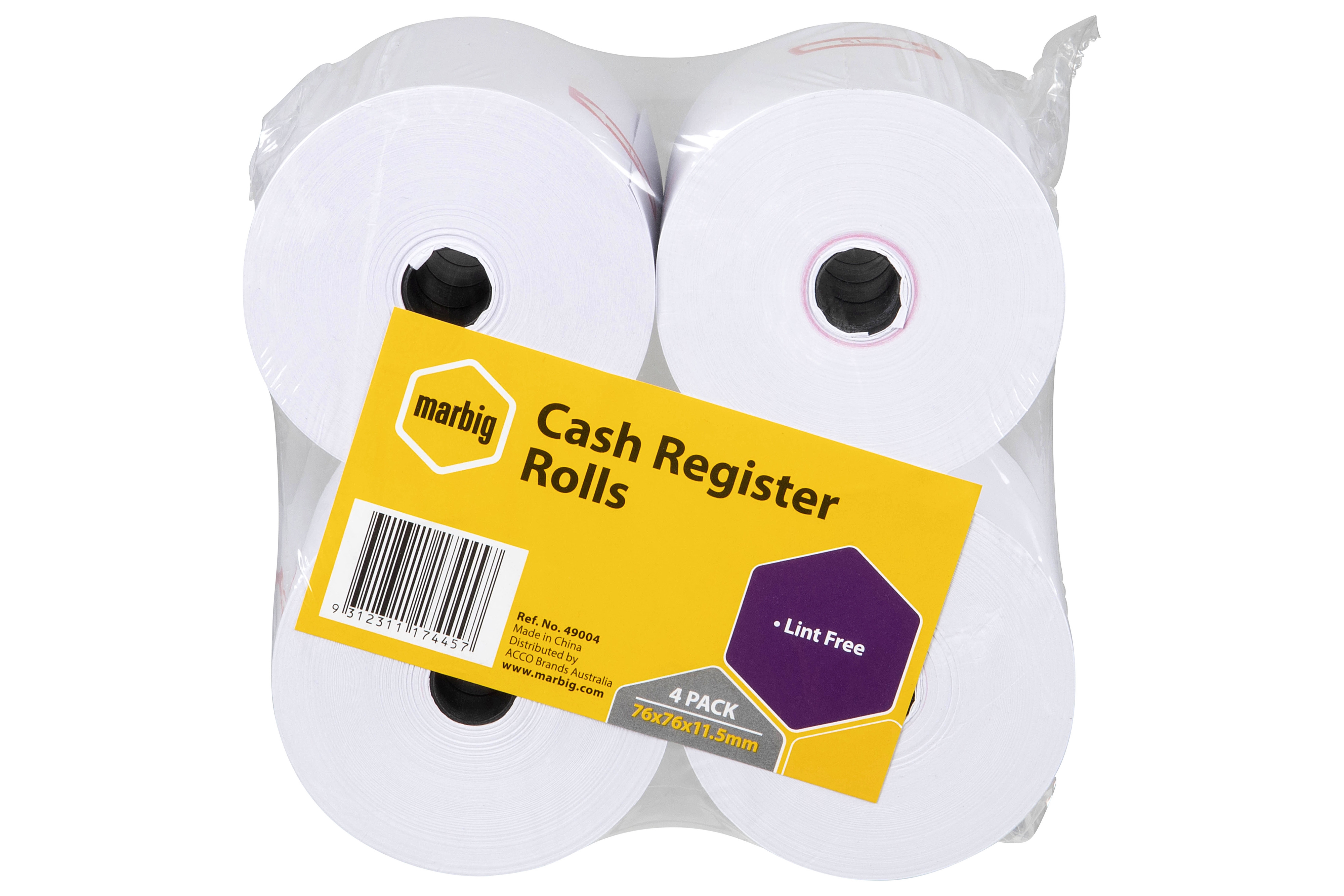 Register Roll Bond Paper 76mm x 76mm - Pkt 4