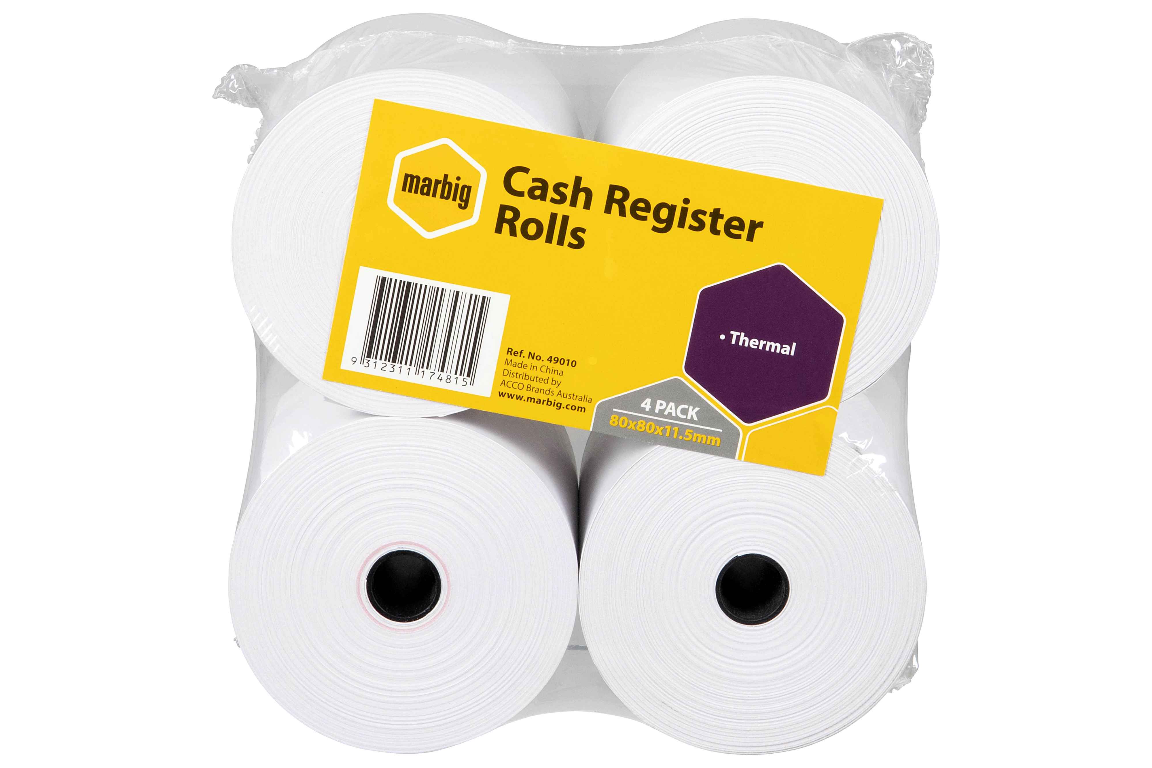 Thermal Roll 80mm x 80mm - Pkt 4