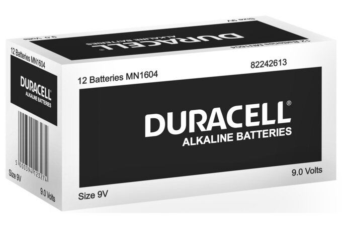 Duracell Battery 9V - Box 12