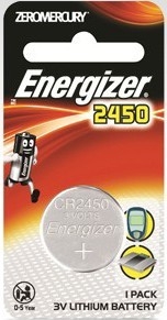 Energizer Battery Lithium CR2450